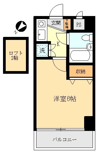AQUA COAST26 間取り