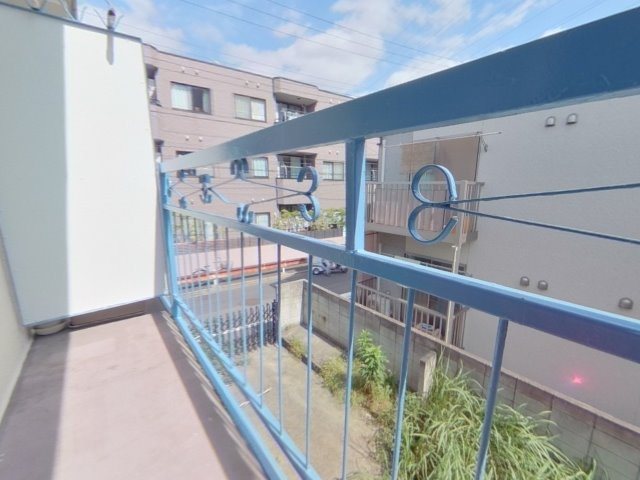 静風荘 ベランダ