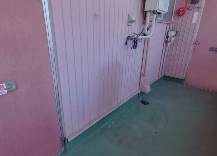 泉荘 洗濯機置き場