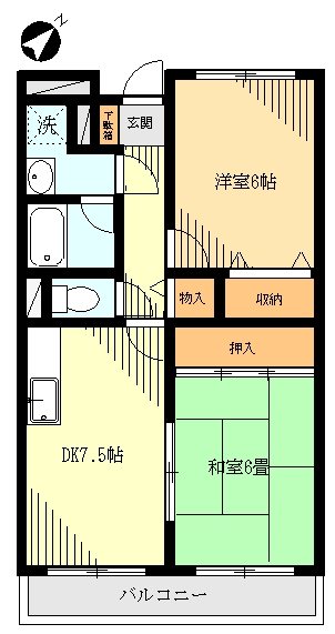 クレスト鹿浜 間取り