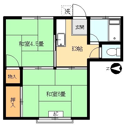 中山荘 間取り
