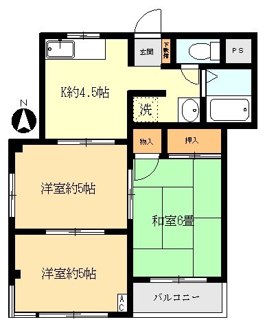 あさかハイツ 間取り