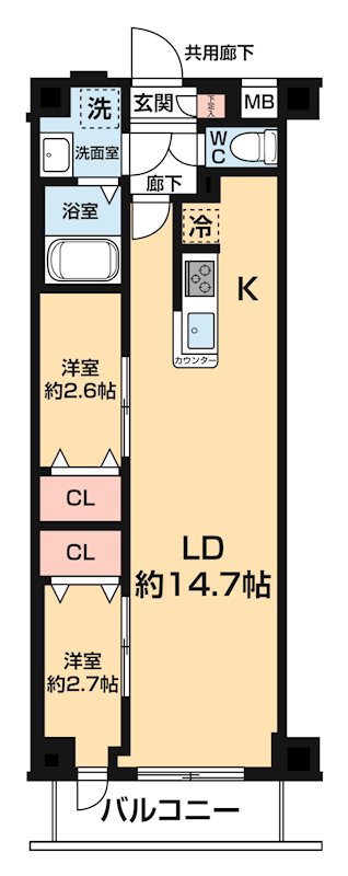 ＡＲＣＯＢＡＬＥＮＯ ＤＡＩＳＨＩＭＡＥ 間取り